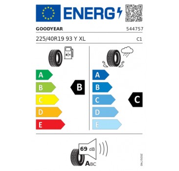 GUMA 225/40R19 93Y EAG F1 ASY 3 * XL ROF FP TL GOODYEAR eprel