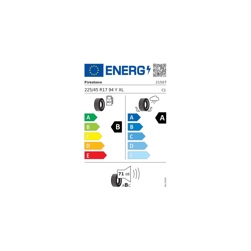 GUMA 225/45R17 94Y ROADHAWK 2 XL FIRESTONE