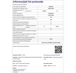 GUMA 195/75R16C 110/108R AGILIS ALPIN TL MICHELIN info