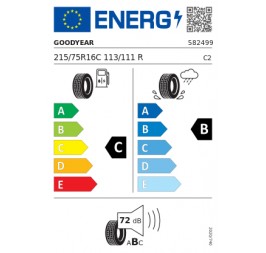 GUMA 215/75R16C 113/111R EFFIGRIP CARGO 2 TL GOODYEAR eprel