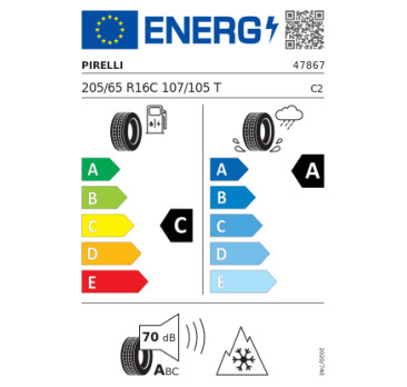 GUMA 205/65R16C 107T CARRIER ALL SEASON PIRELLI eprel