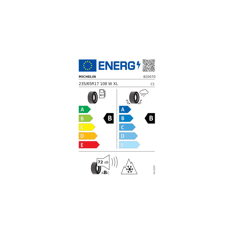 GUMA 235/65R17 108W XL TL CROSSCLIMATE 3 MICHELIN