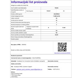 GUMA 225/40R18 92Y MULTICONTROL XL FP FULDA info