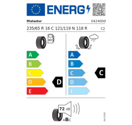 GUMA 235/65R16C 121/119N MPS125 VARIANT AW TL MATADOR eprel