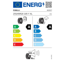 GUMA 255/45R20 XL 105Y P-ZERO (PZ4) * KS TL PIRELLI eprel