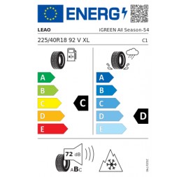 GUMA 225/40R18 92V XL iGREEN All Season LEAO eprel